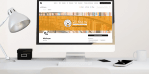 zeigt einen Laptop mit dem WeKnow notion profil darauf